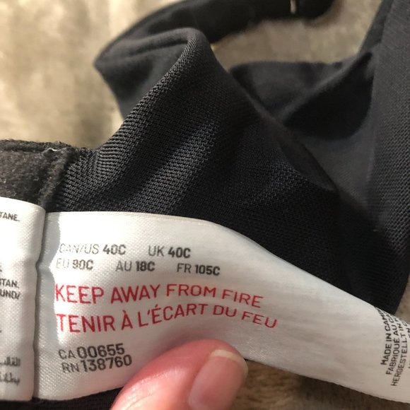 Size 40C Deese "Temptress" black plunge bra - Picture 13 of 15